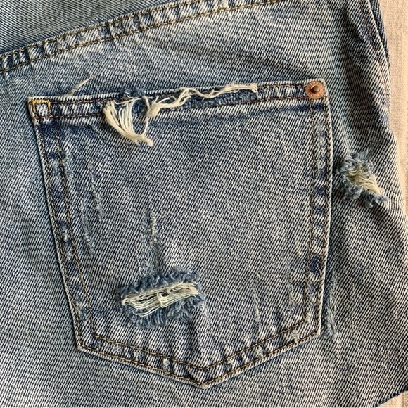 NWT Free People x We the Free Taliesin Cutoff Short in Mid Blue Size 25 - Picture 9 of 14